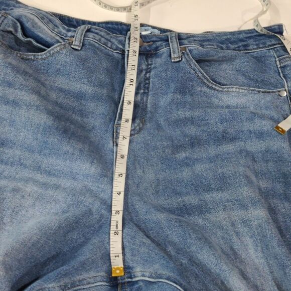 BP High Rise Straight Leg Jeans Medium Light Wash size 14 - Picture 7 of 9